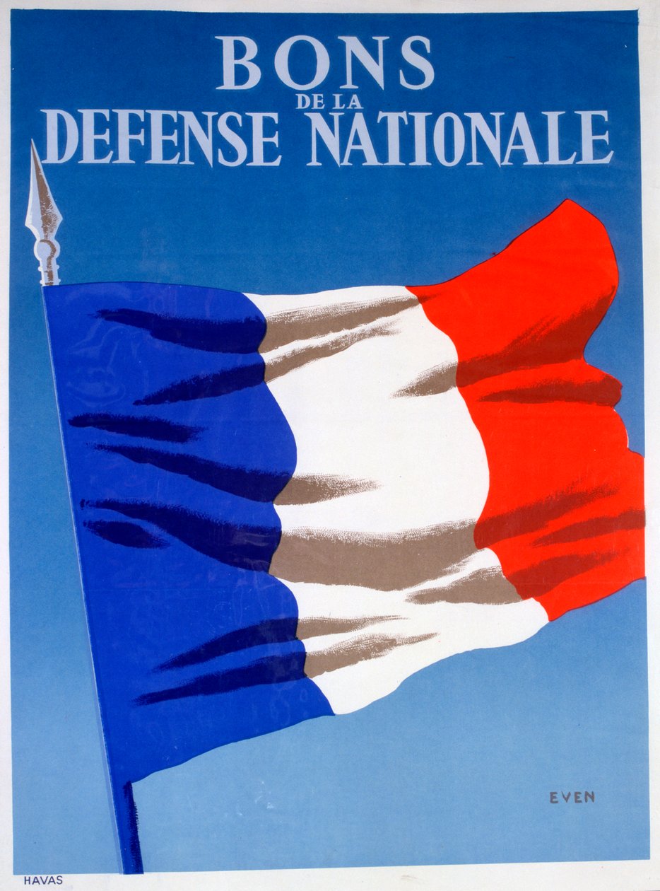 Bons de la Défense Nationale, Franse poster, ca. 1944 door Unbekannt