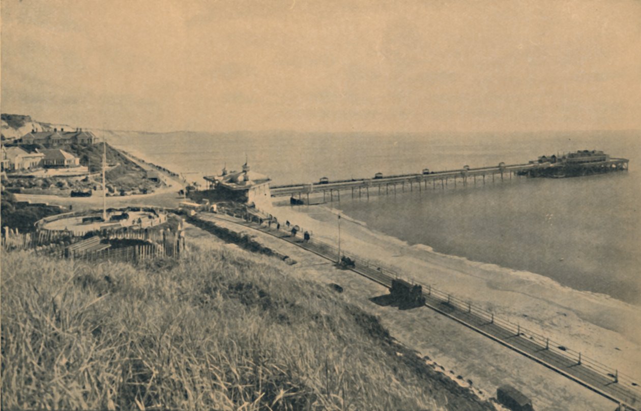 Boscombe Pier en Zee Front, 1929 door Unbekannt