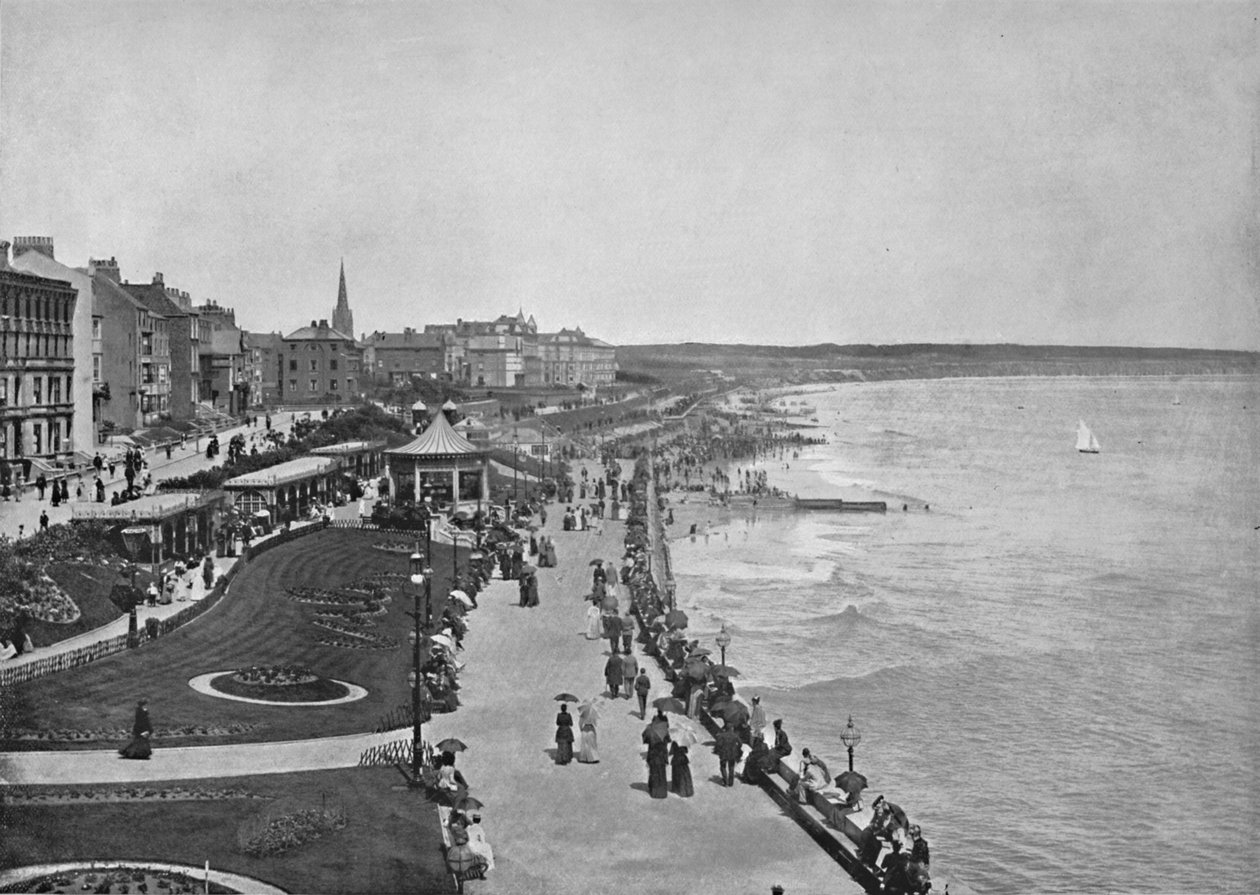 Bridlington - Uitzicht op de Princes Parade, 1895 door Unbekannt