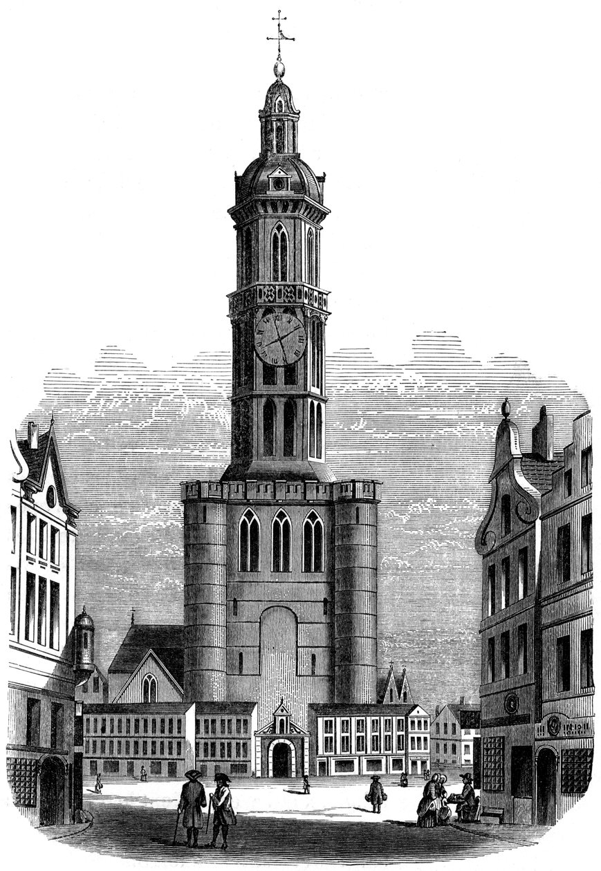 Stadhuis van Brussel, 17e eeuw door Unbekannt