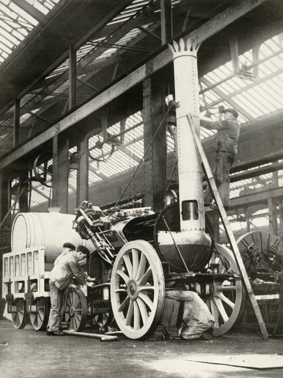 De raket bouwen - in 1935, 1935 door Unbekannt