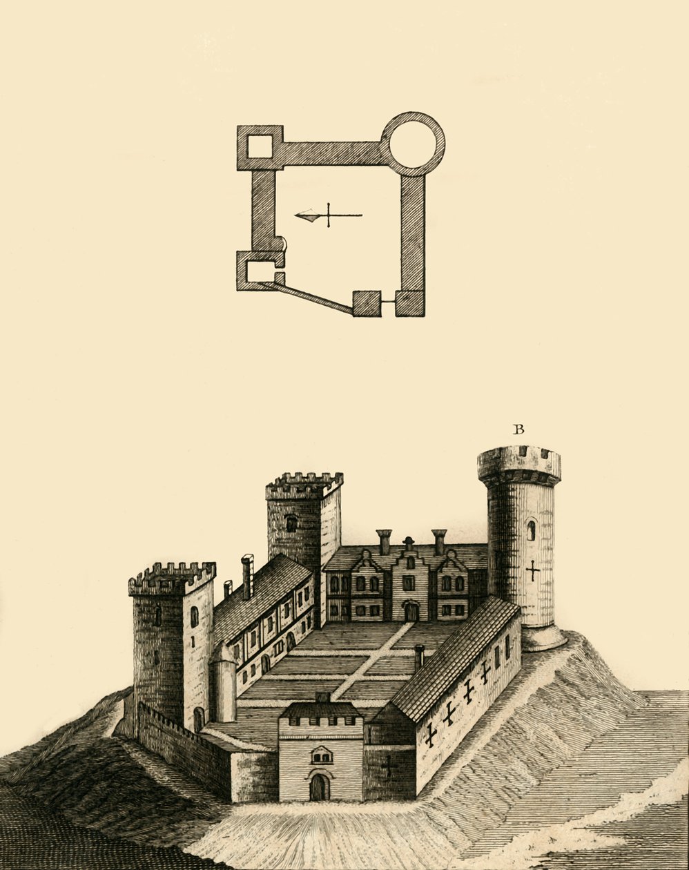 Kasteel van Cambridge, ca. 1783 door Unbekannt