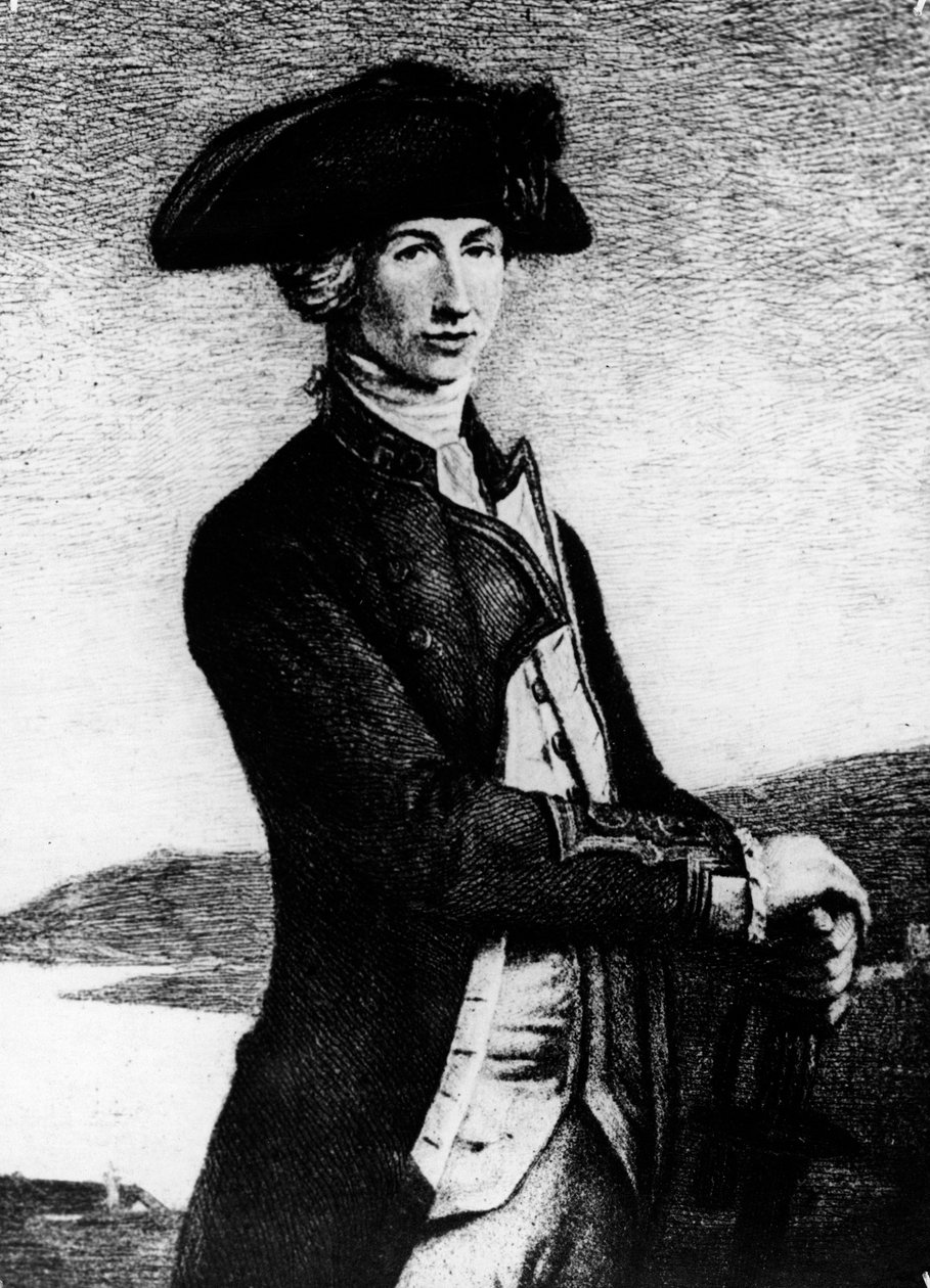 Kapitein Horatio Nelson, 1777-1781, 19e eeuw door Unbekannt