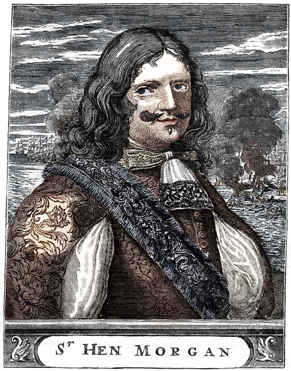 Kapitein Morgan, 17e-eeuwse boekanier, ca. 1880 door Unbekannt