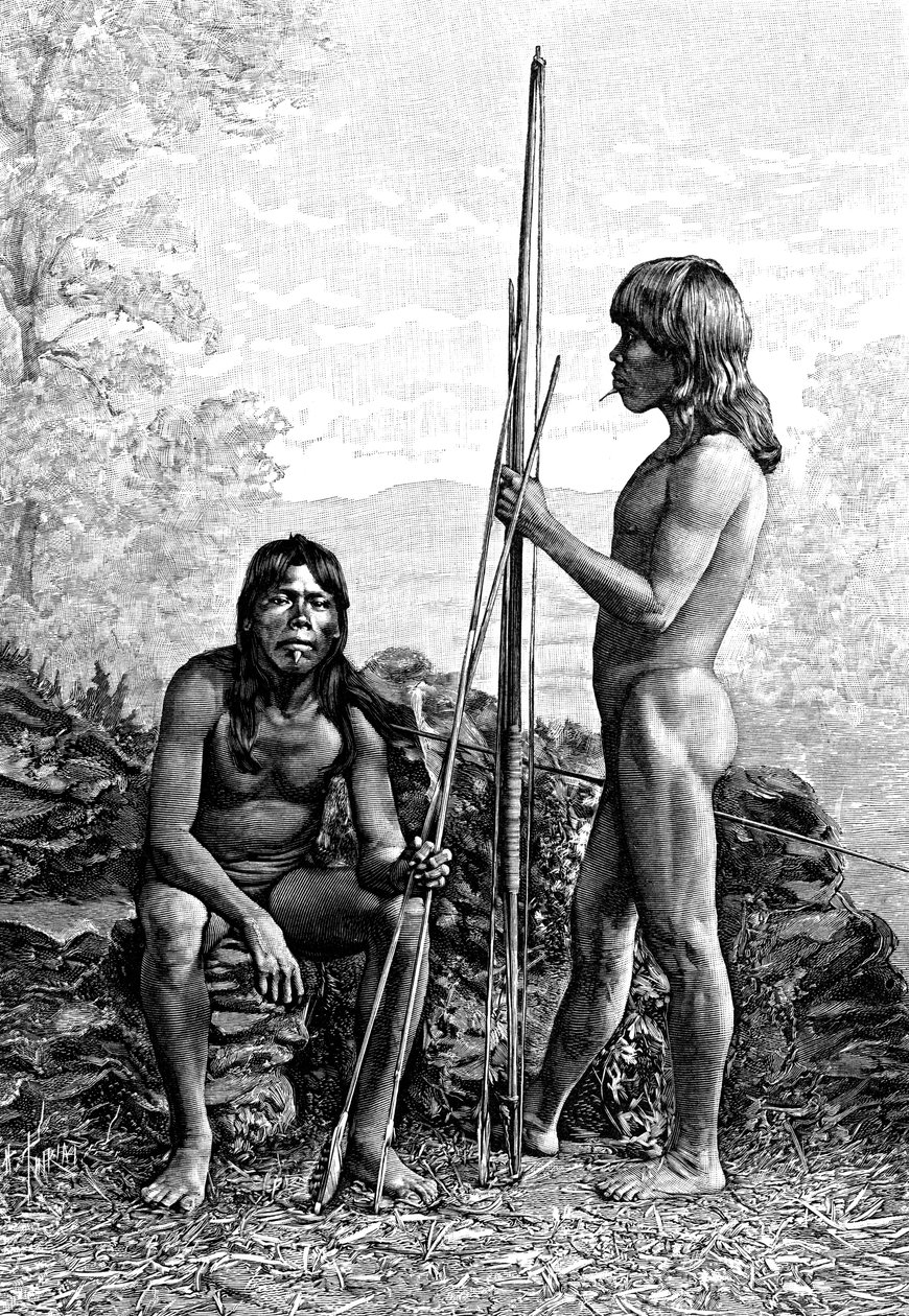 Caraya Indianen, Zuid-Amerika, 1895 door Unbekannt