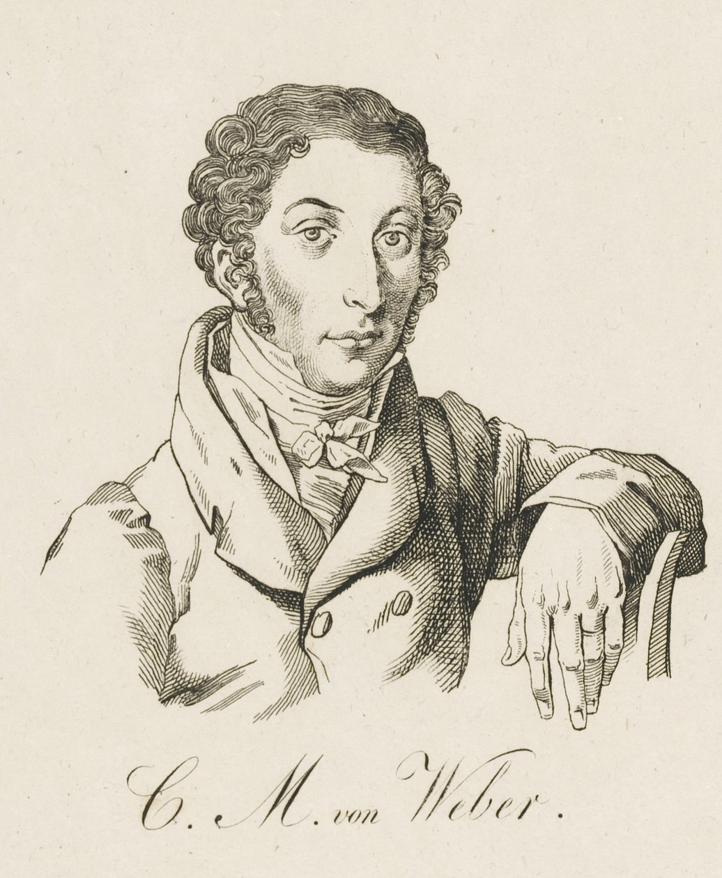 Carl Maria von Weber door Unbekannt