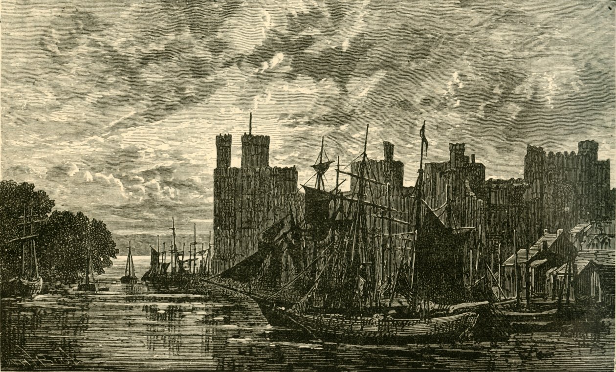 Kasteel van Carnarvon, 1898 door Unbekannt