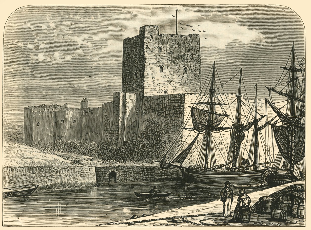 Carrickfergus Kasteel, 1898 door Unbekannt