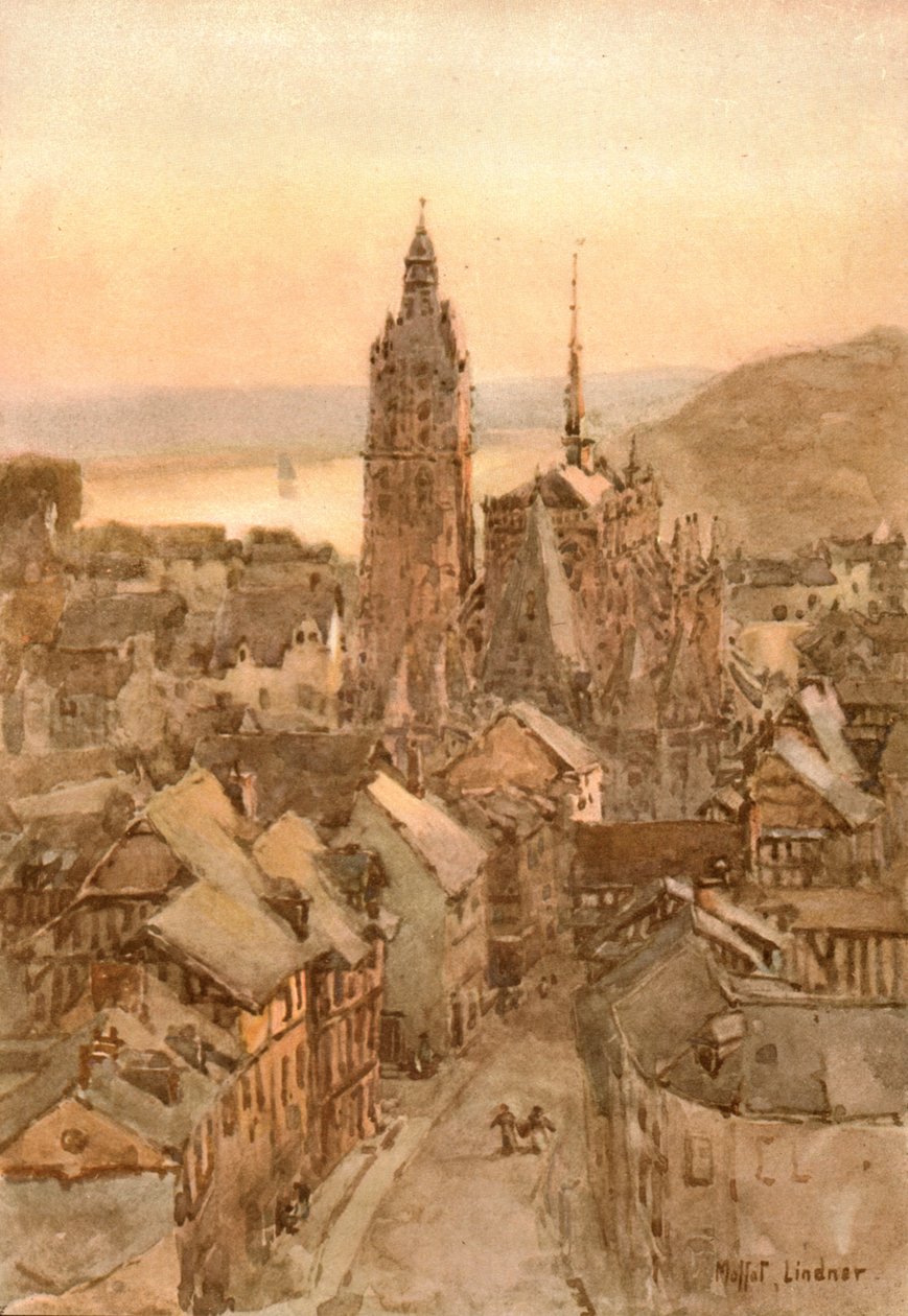 Caudebec en Caux, 1901 door Unbekannt