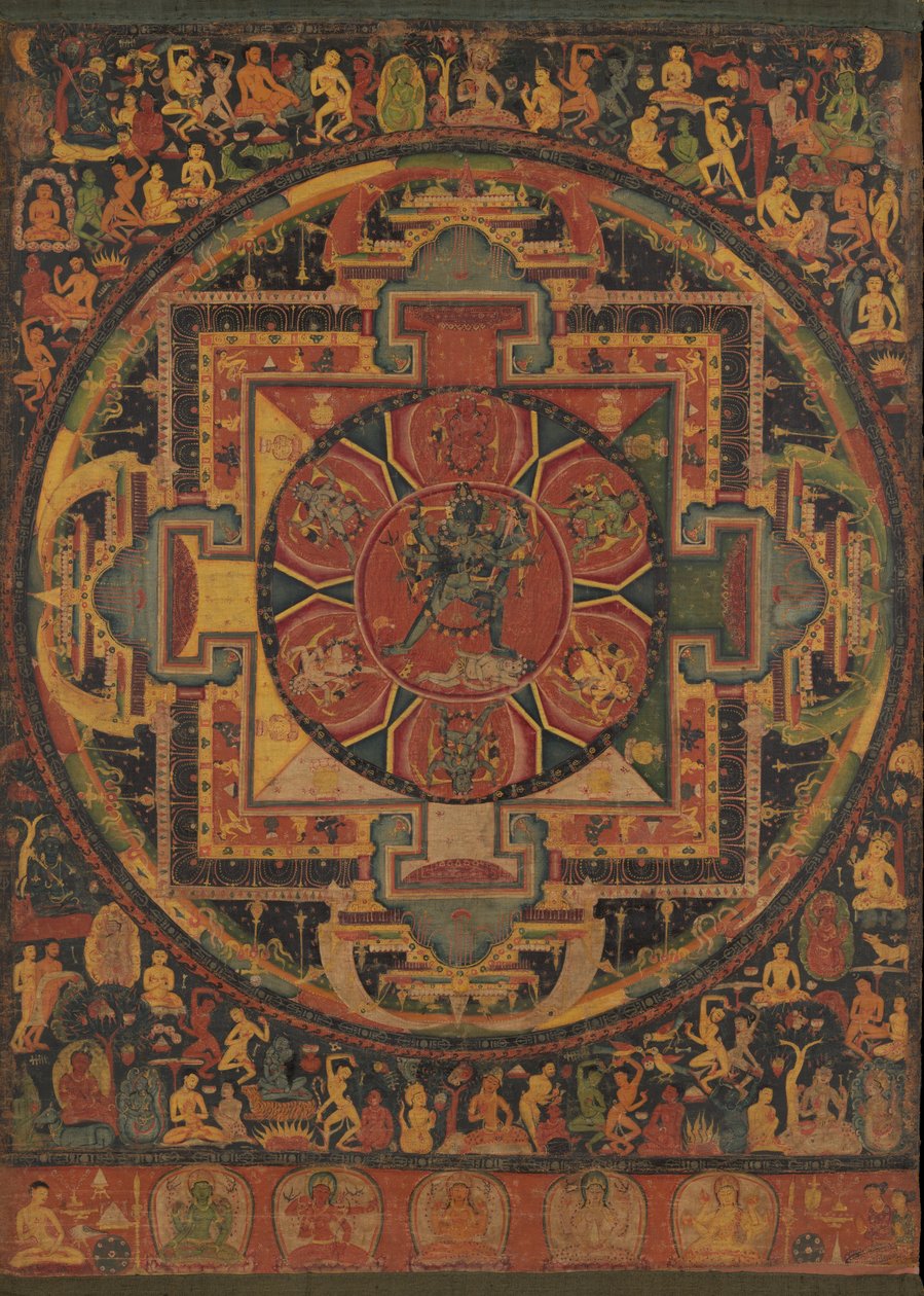 Chakrasamvara Mandala, ca. 1100 door Unbekannt
