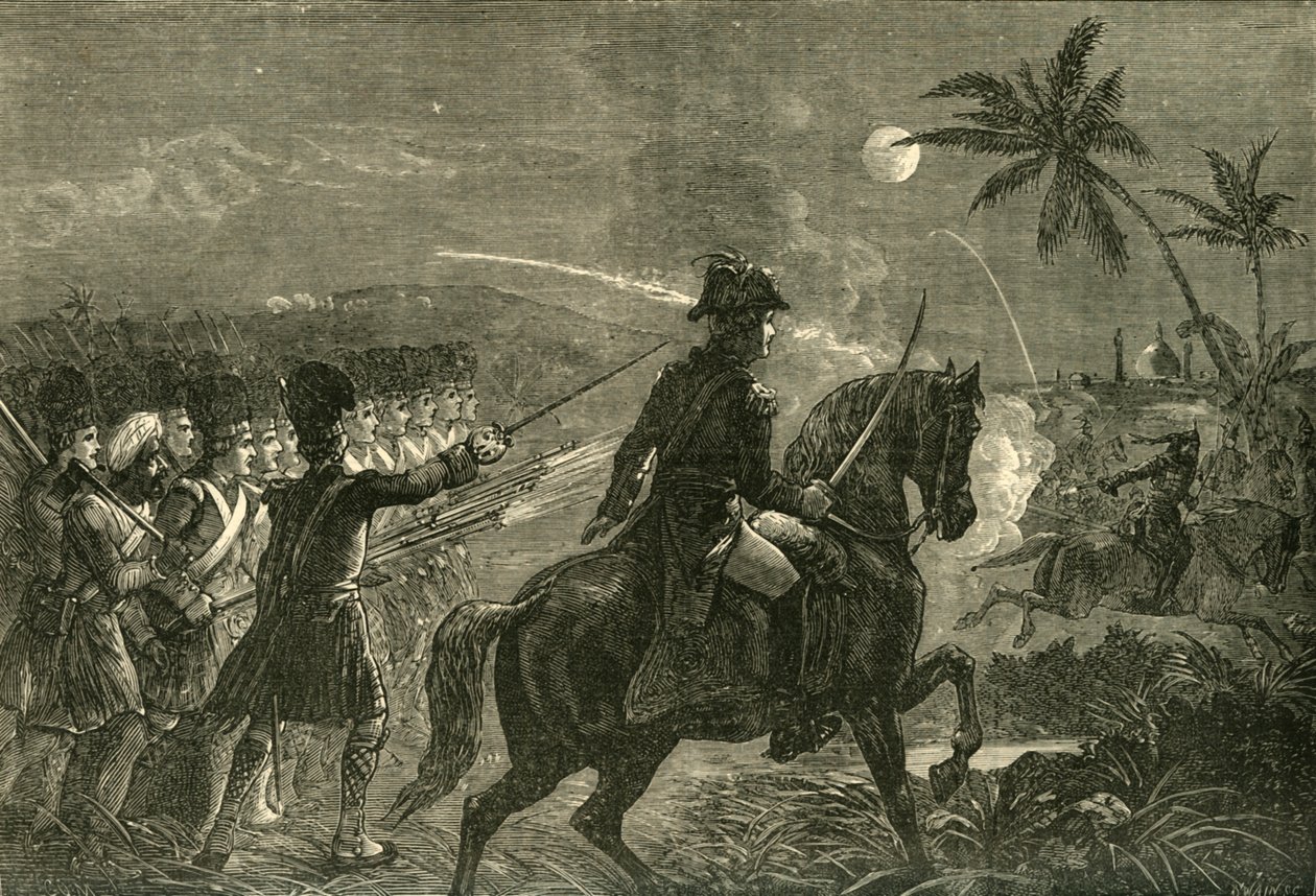 Aanval van Hooglanders bij Seringapatam, 1799, 1890 door Unbekannt