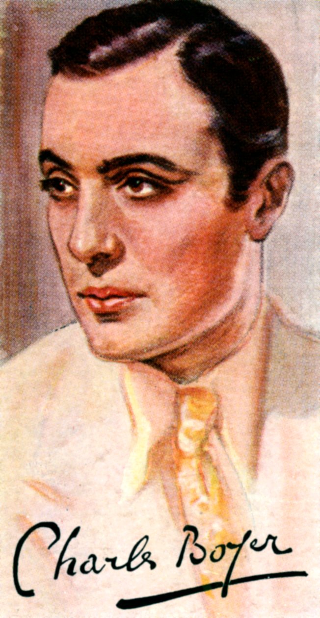 Charles Boyer, 1899-1978, Franse acteur, 20e eeuw door Unbekannt