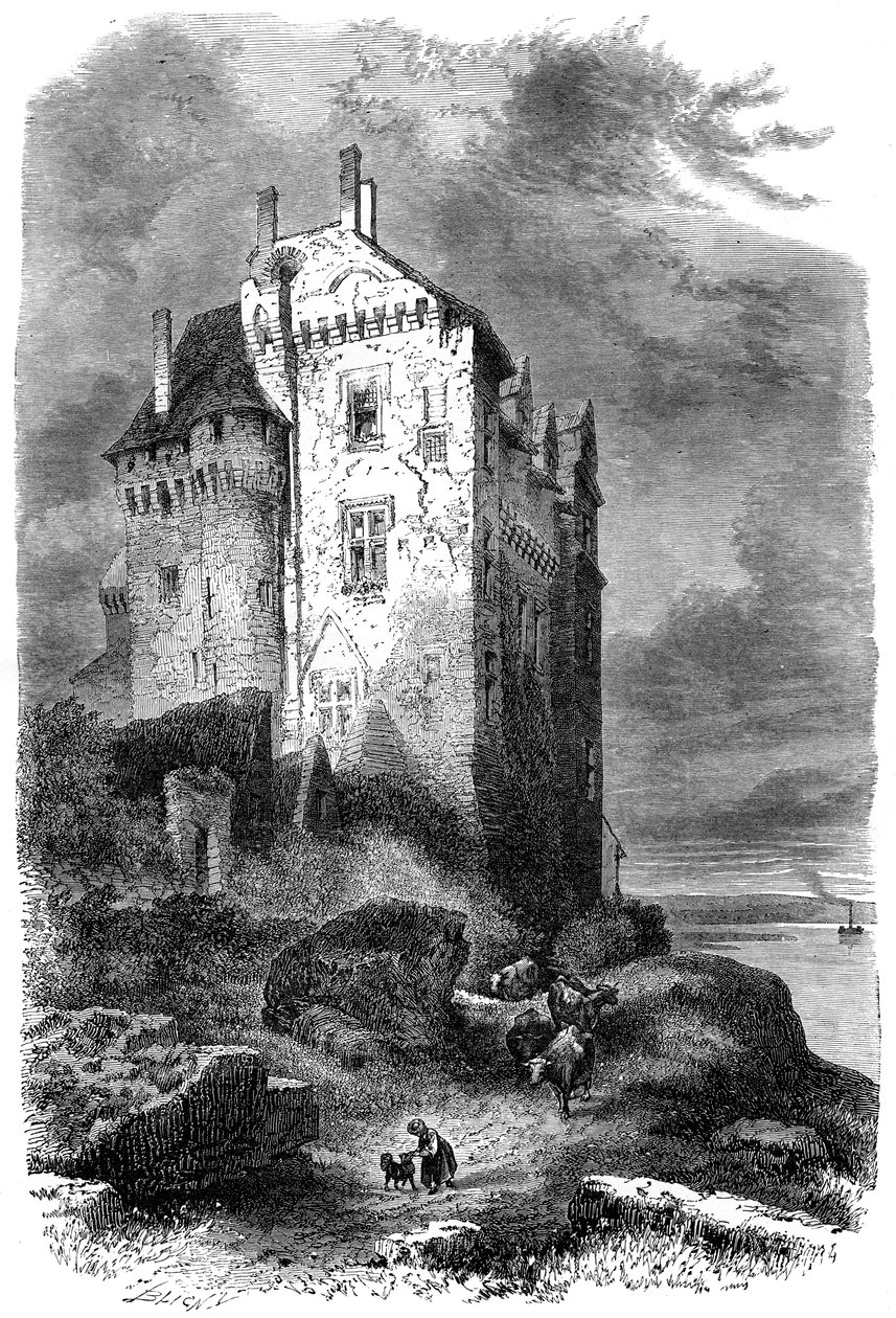 Chateau de Montsoreau, Frankrijk, 15e eeuw 1882-1884 door Unbekannt