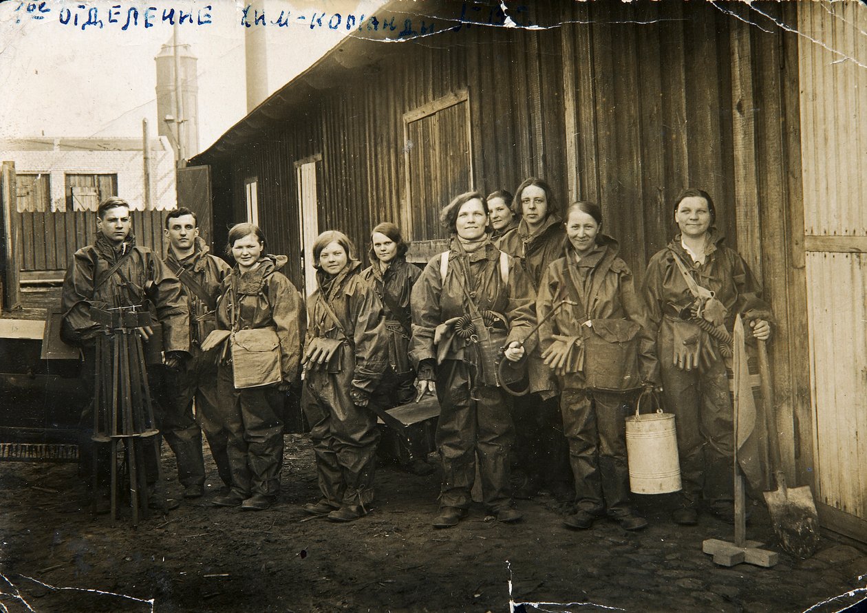 Chemische verdedigingsunit PVChO, USSR, jaren 1930 door Unbekannt