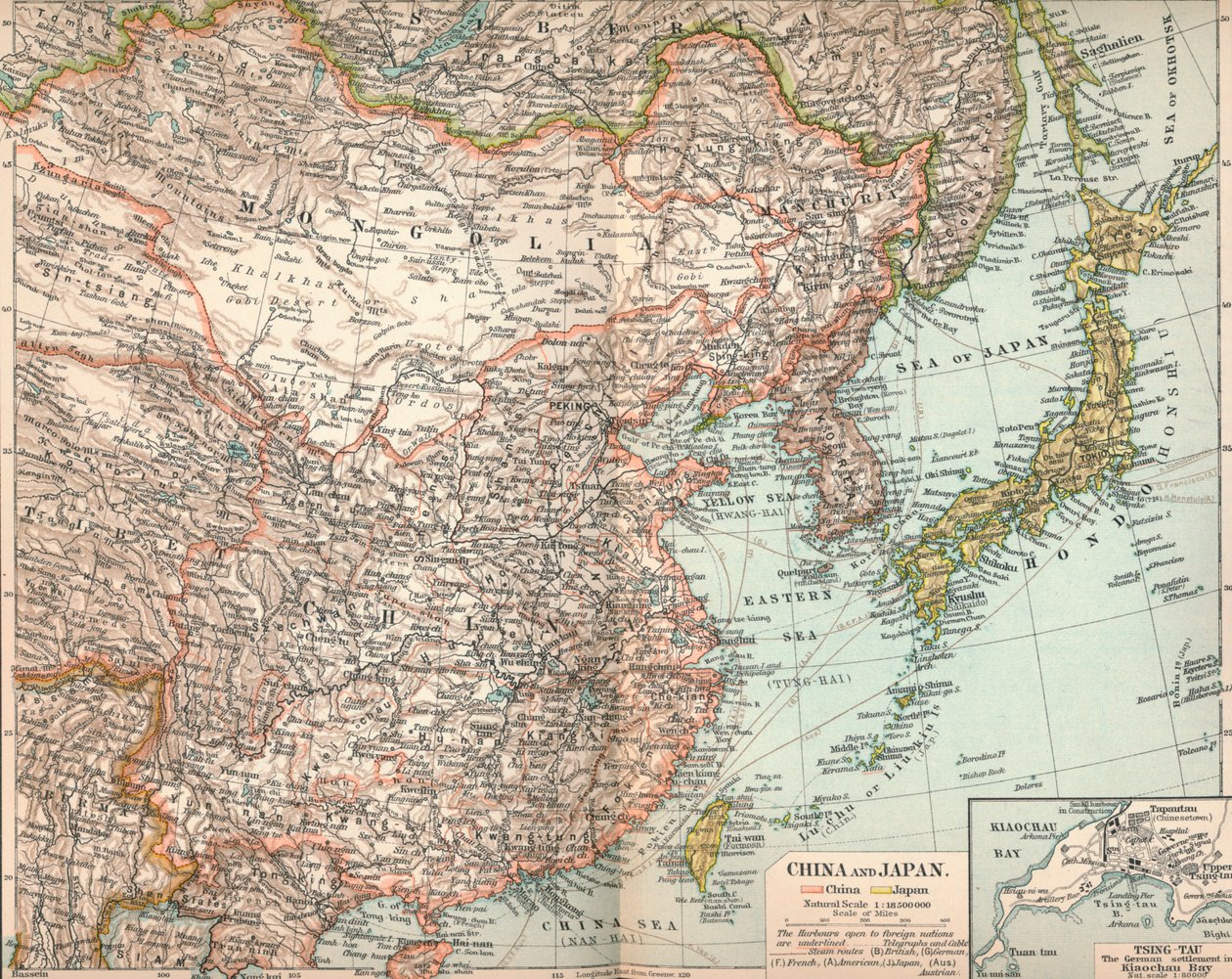China en Japan, ca. 1903, 1904 door Unbekannt