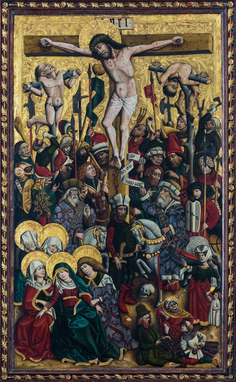 Christus aan het kruis door Unbekannt