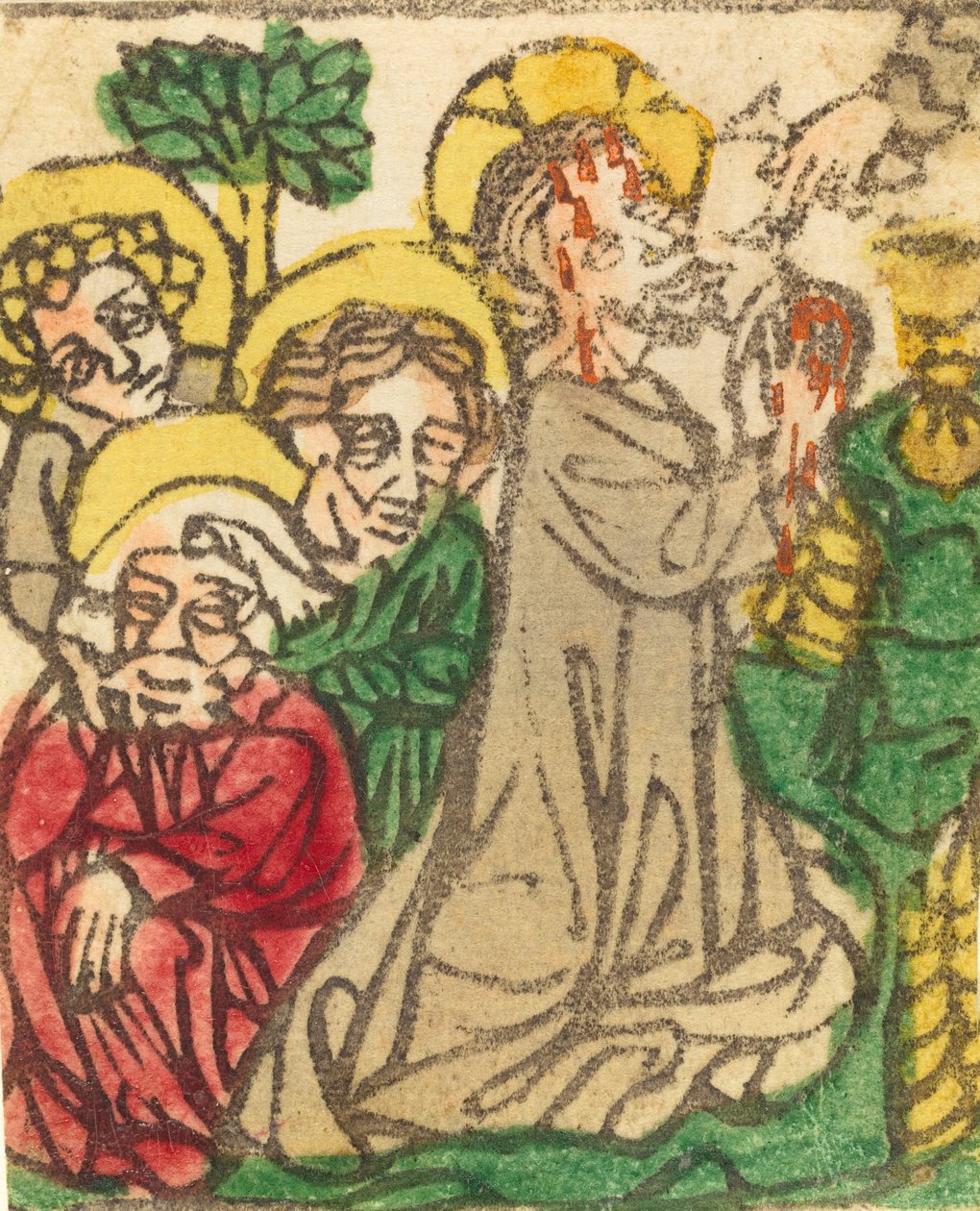 Christus op de Olijfberg door Unbekannt