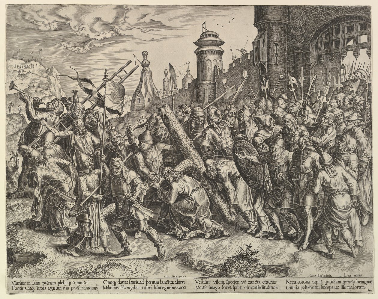 Christus op Weg naar Golgotha, ca. 1560 door Unbekannt