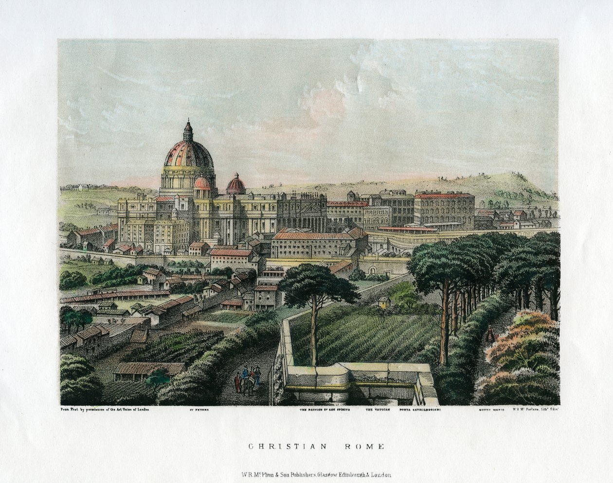 Christelijk Rome, Italië, c1865 door Unbekannt