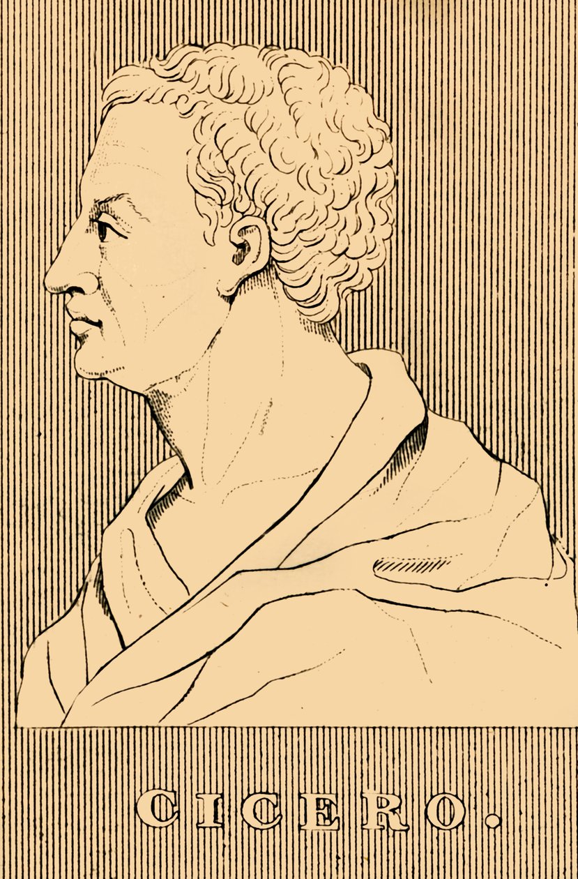 Cicero, 106-43 v.Chr., 1830 door Unbekannt