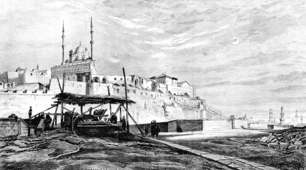 Citadel van Caïro, Egypte, 1880 door Unbekannt