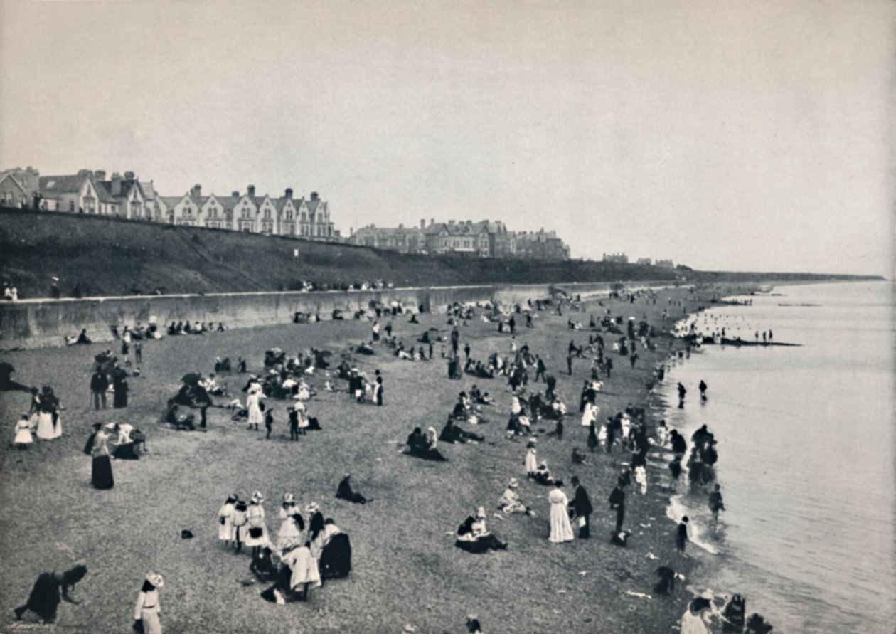 Clacton-On-Sea - Op het strand, 1895 door Unbekannt