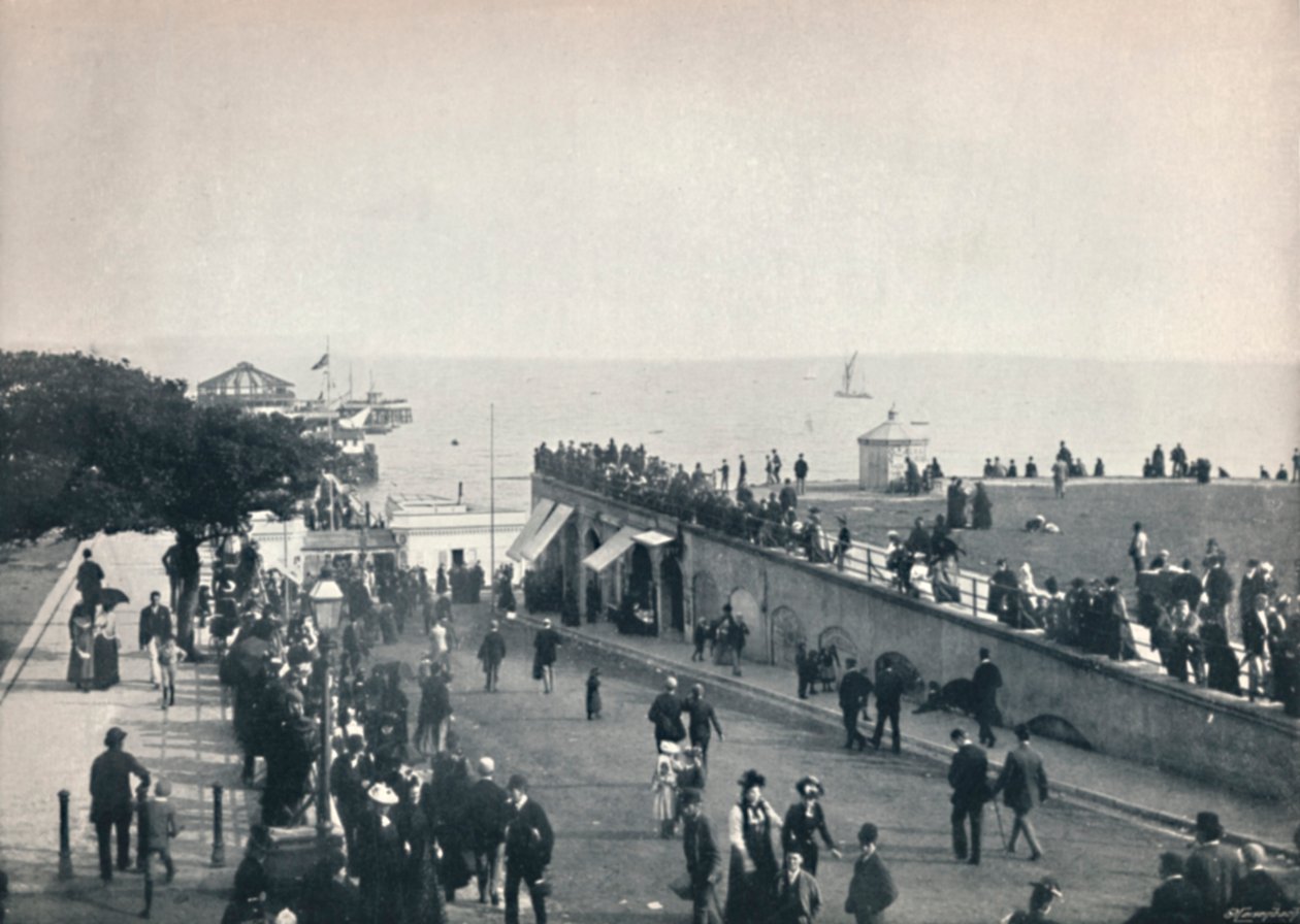 Clacton-On-Sea - De toegang tot de pier, 1895 door Unbekannt