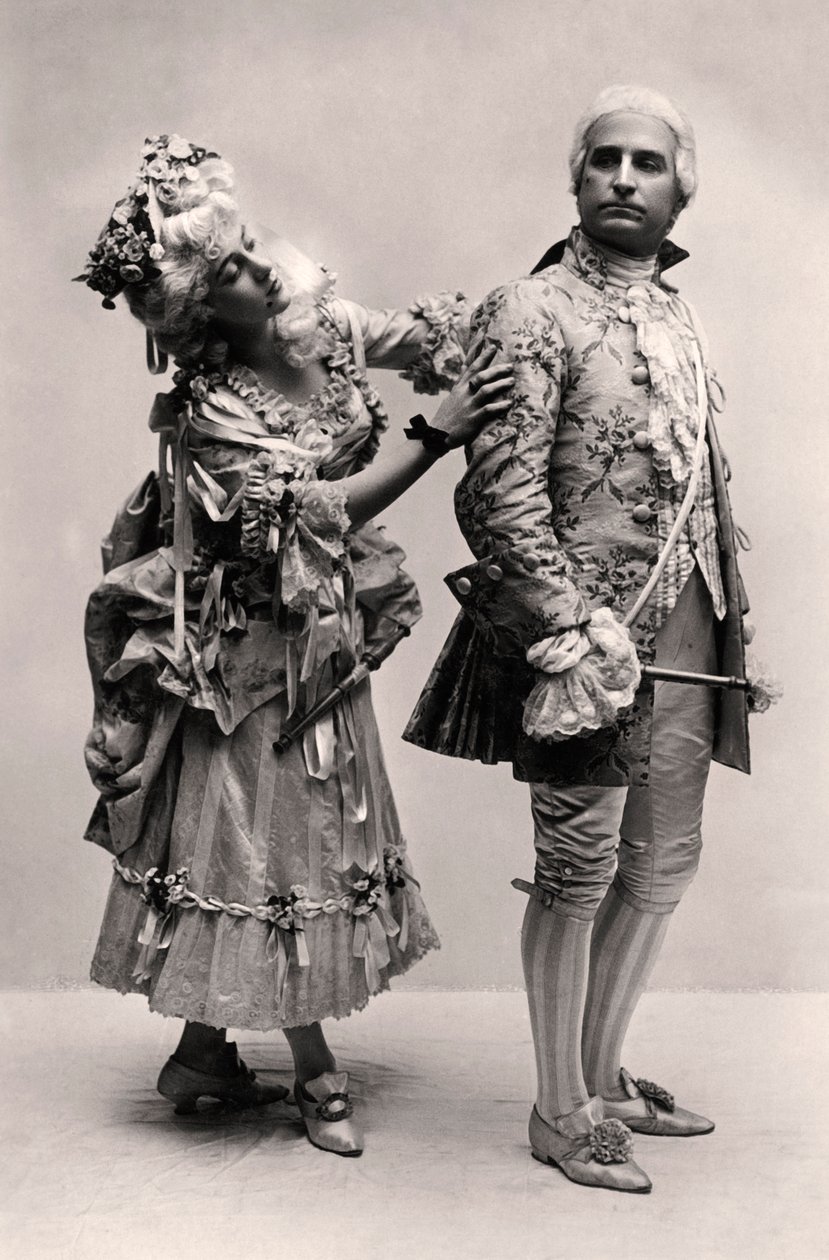 Clara Dow en Henry Lytton in Iolanthe, 1907 door Unbekannt