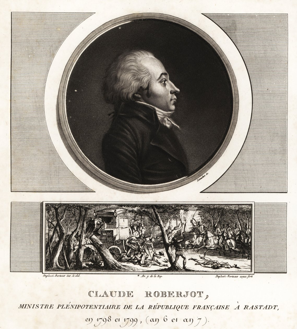 Claude Roberjot, Minister Plenipotentiaire van de Franse Republiek door Unbekannt