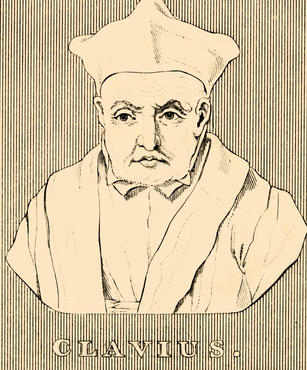 Clavius, 1538-1612, 1830 door Unbekannt