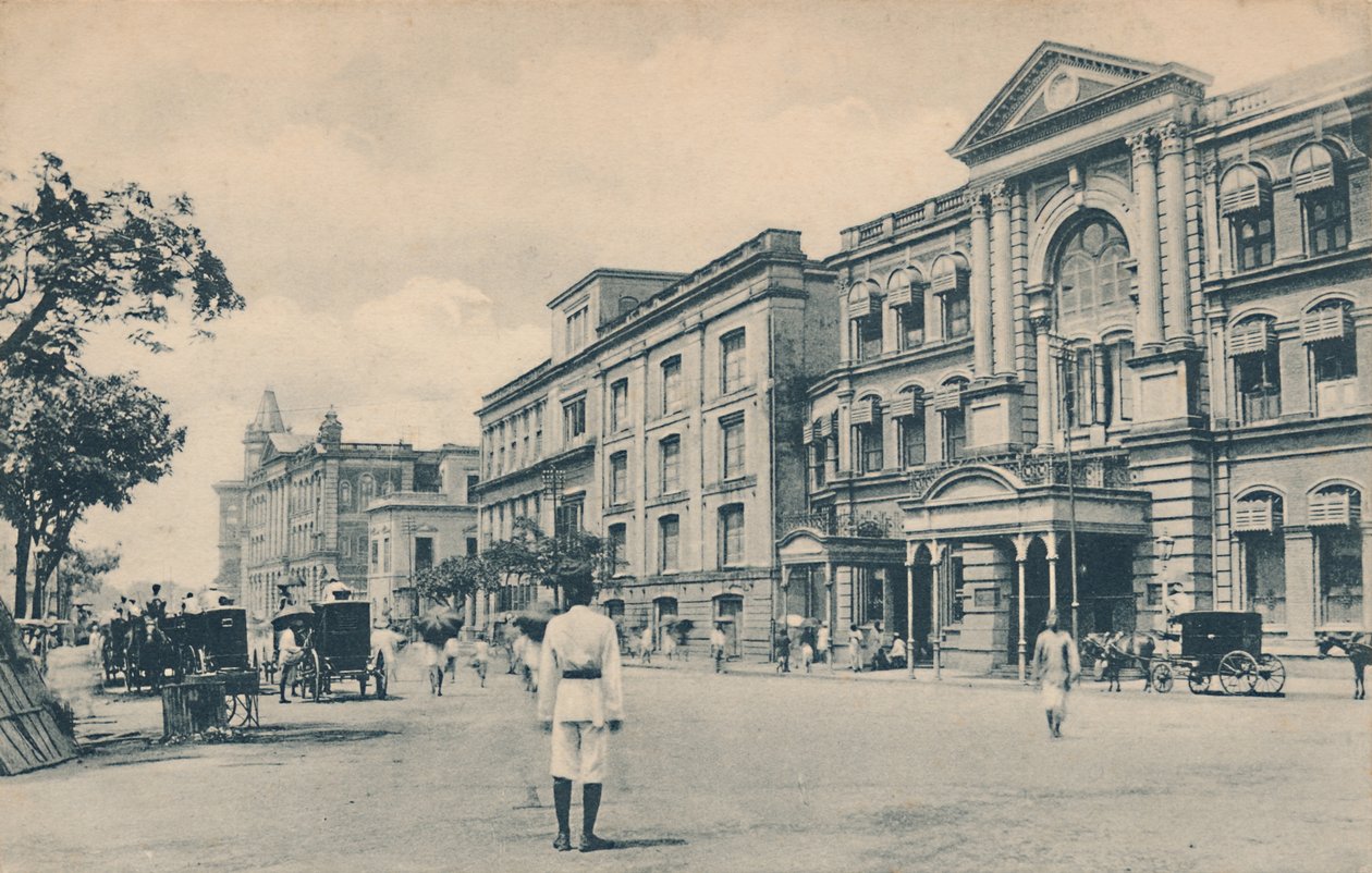 Clive Street, Calcutta, ca. 1905 door Unbekannt
