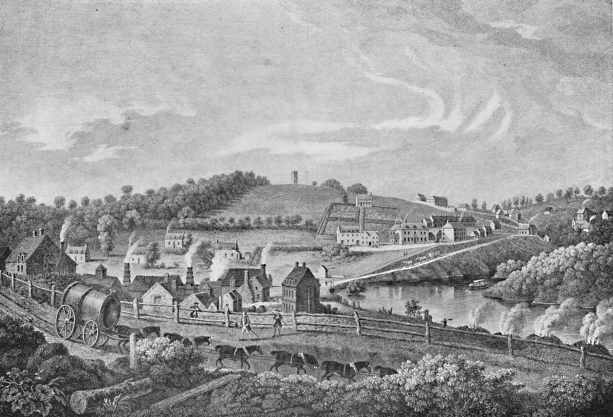 Coalbrookdale in 1758, 1758, 1904 door Unbekannt