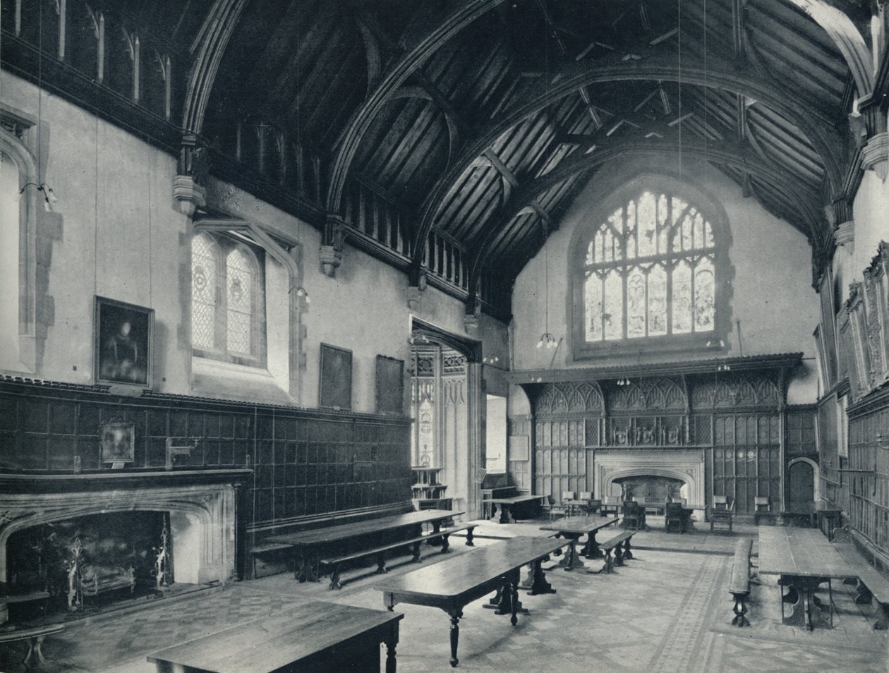 College Hall, kijkend naar het westen, 1926 door Unbekannt