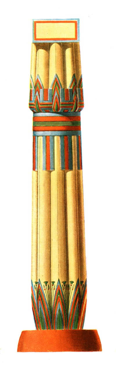 Zuil uit Luxor, Egypte, 1928 door Unbekannt