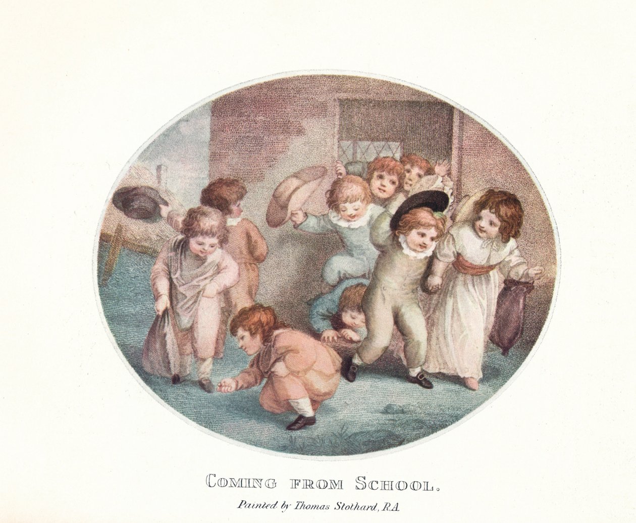 Komend van school, 1906 door Unbekannt