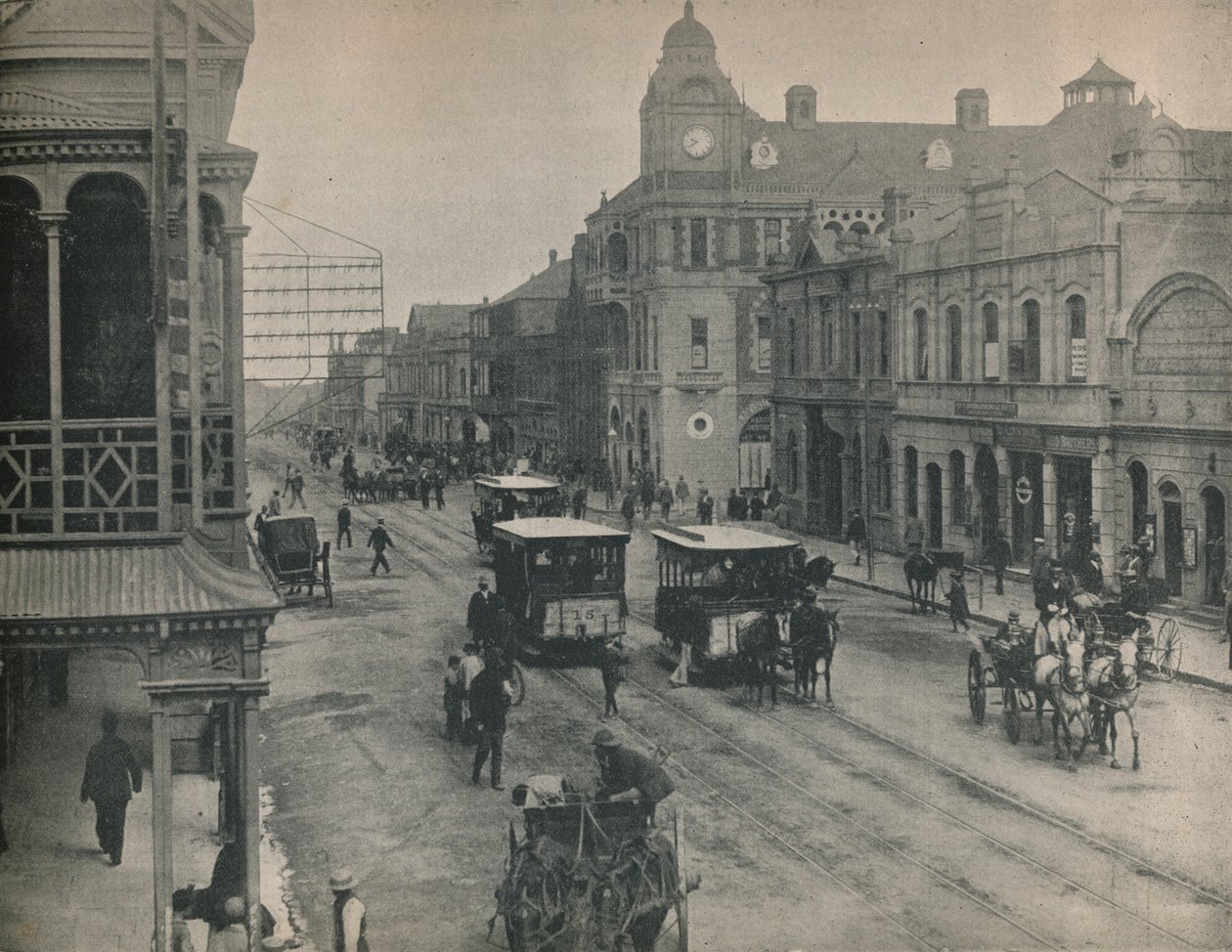Commissioner Street, Johannesburg, c1900 door Unbekannt
