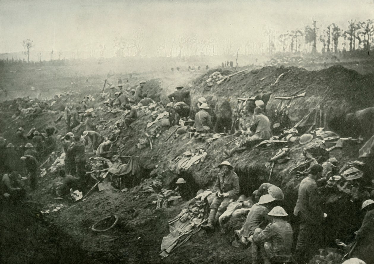 Een veroverde positie consolideren, 1919 door Unbekannt