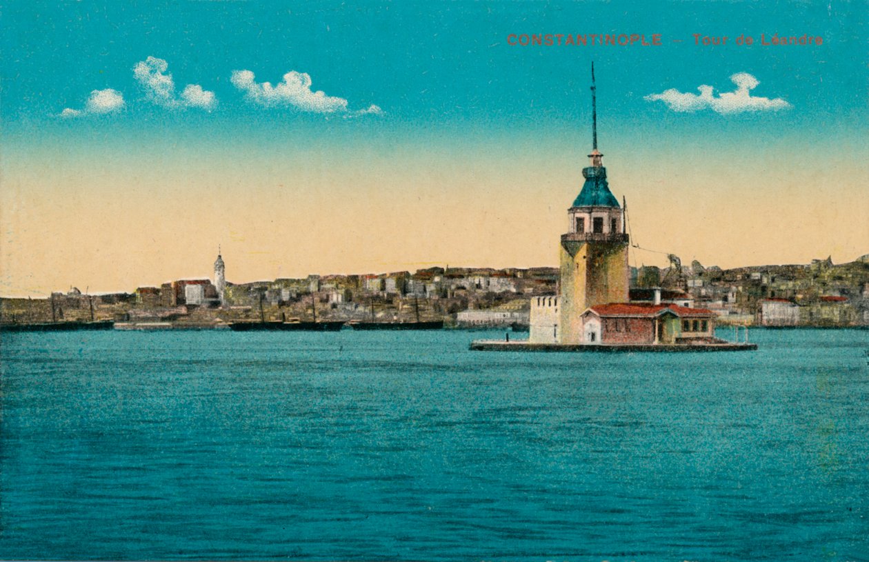 Constantinopel - Toren van Leander, ca. 1900 door Unbekannt