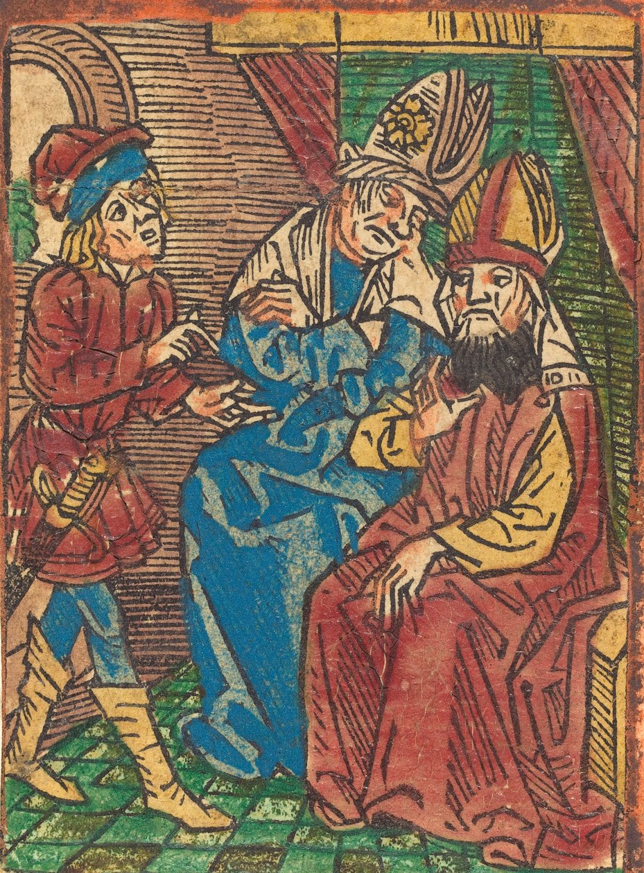 Raad van Hoge Priesters, ca. 1490 door Unbekannt
