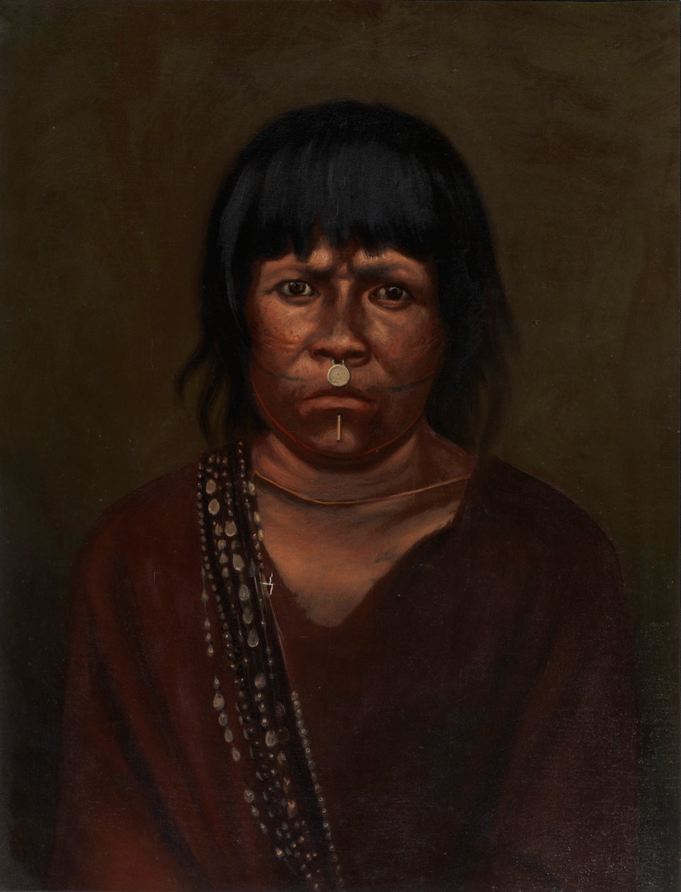 Cunivo Indiaan, ca. 1890-1892 door Unbekannt