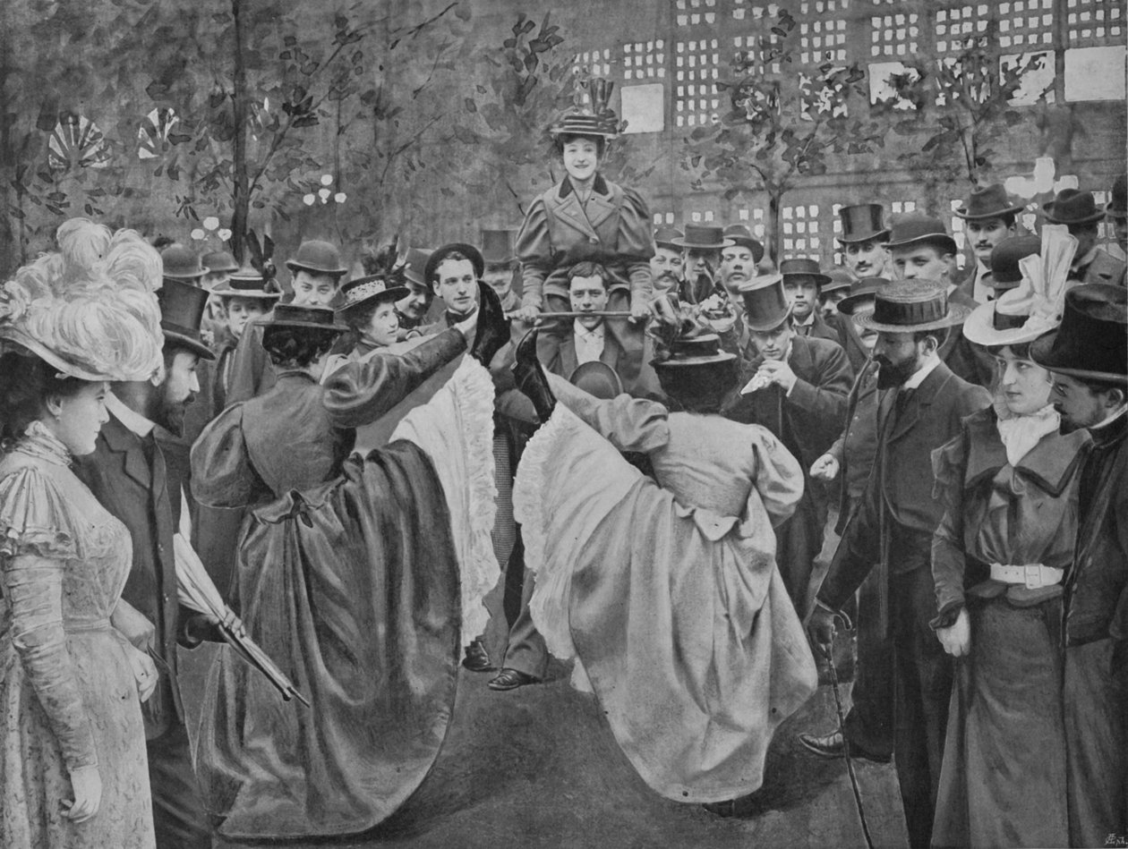 Dans Le Jardin Du Moulin-Rouge, 1900 door Unbekannt