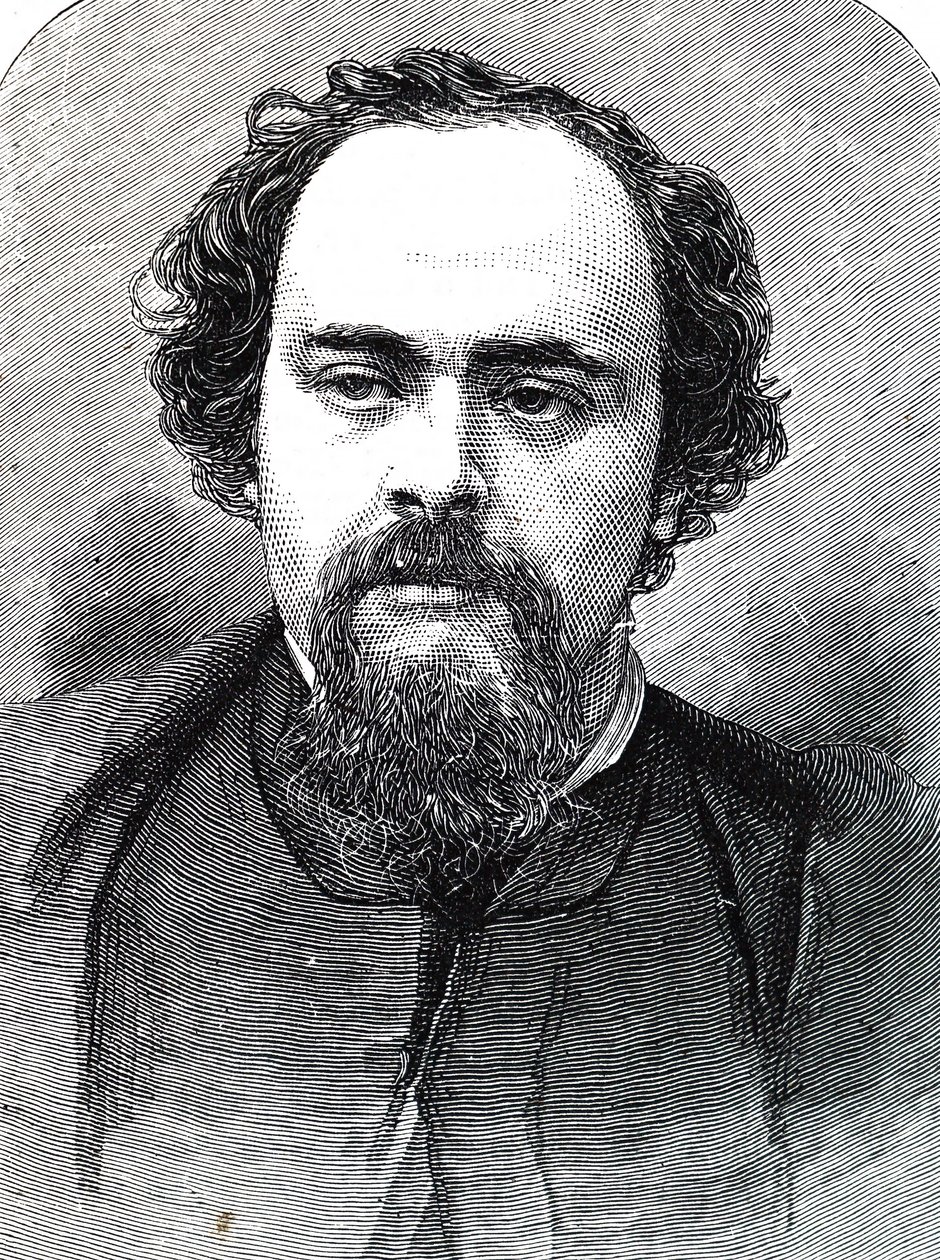Dante Gabriel Rossetti door Unbekannt