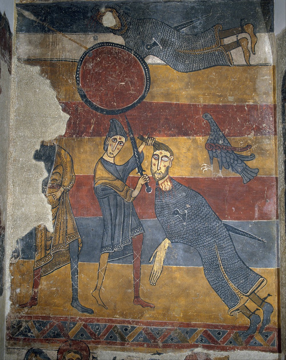 David en Goliath van Santa Maria de Taüll door Unbekannt