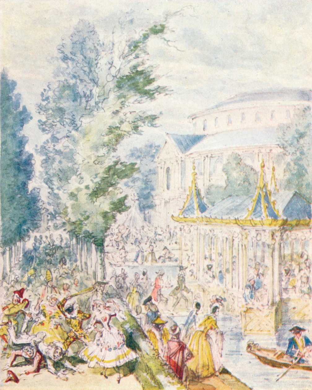Dagmaskerade in Ranelagh Gardens, 1842, 1903 door Unbekannt