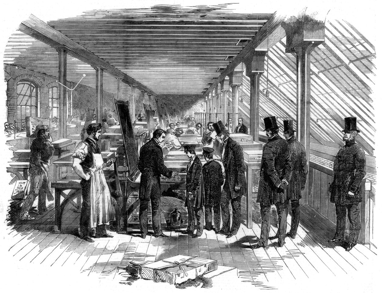 Lithografiewerkplaats van Day & Sons, 1856 door Unbekannt