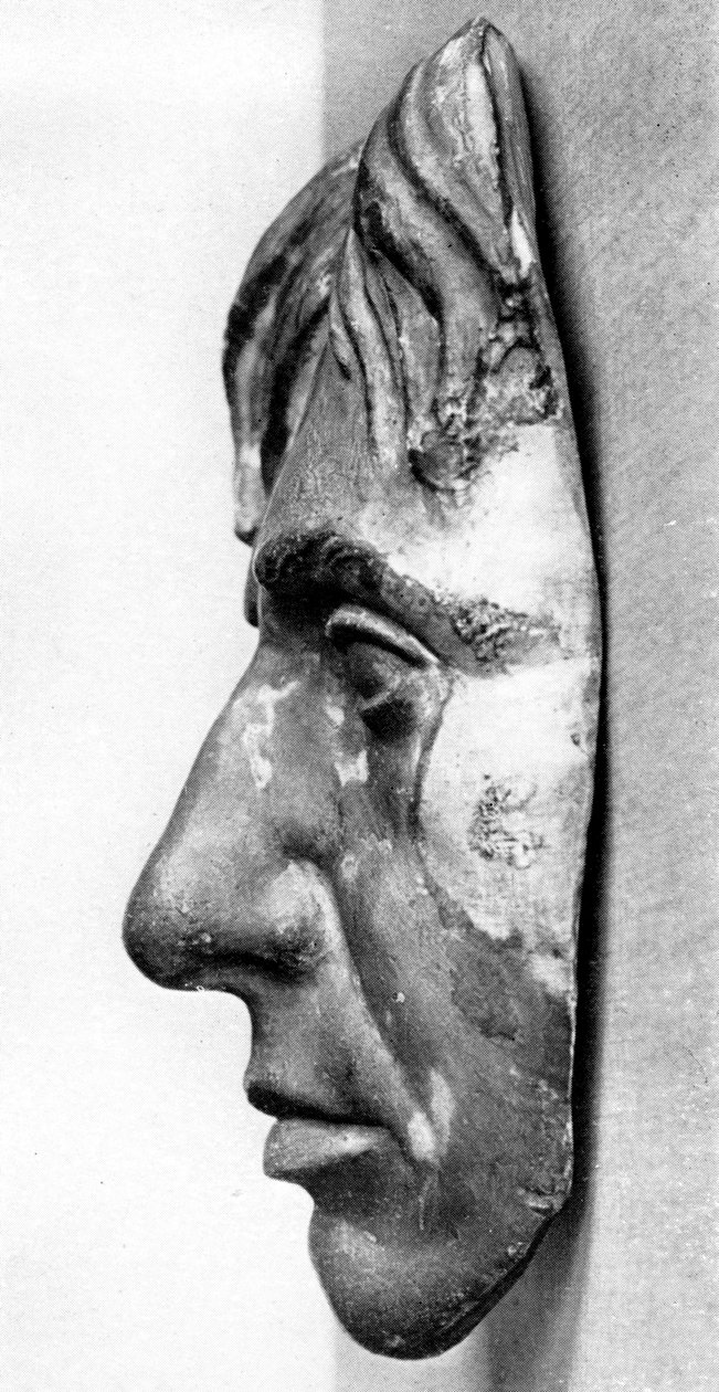 Doodsmaske van Admiraal Lord Nelson door Unbekannt