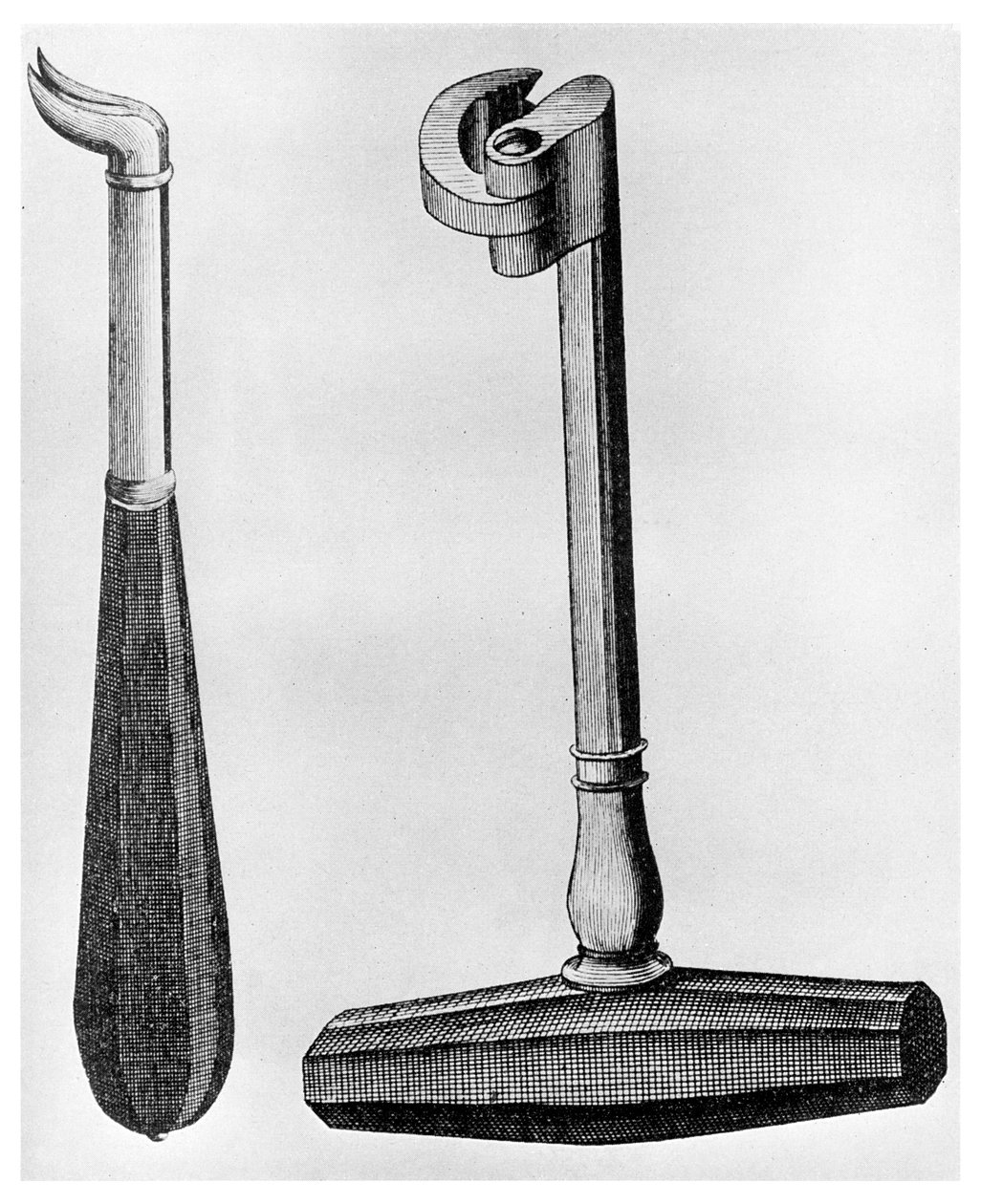 Tandheelkundige pons en Engelse sleutel, ca. 1700 door Unbekannt