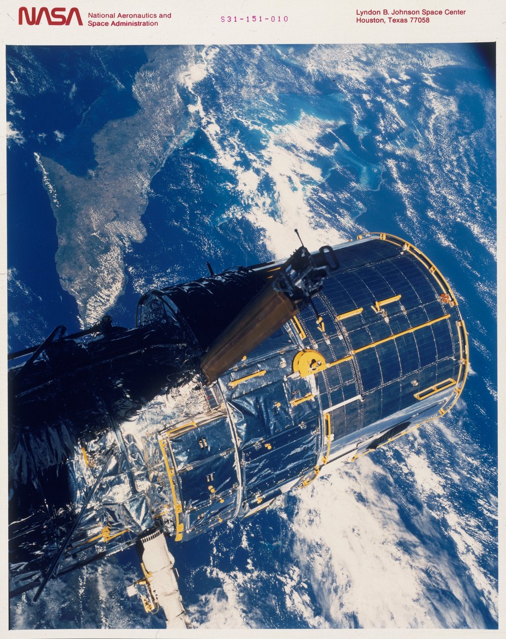 Inzet van de Hubble Ruimtetelescoop, 1990 door Unbekannt