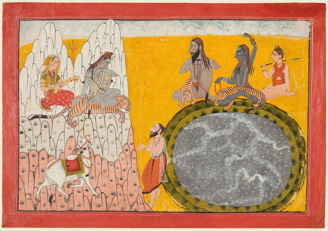 Afdaling van de Ganges, ca. 1700-10 door Unbekannt
