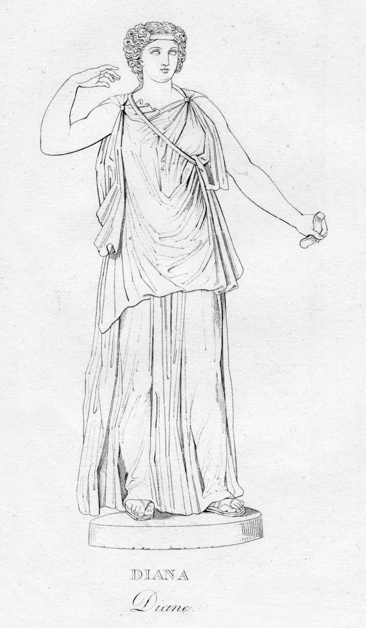 Diana Diane, ca. 1850 door Unbekannt